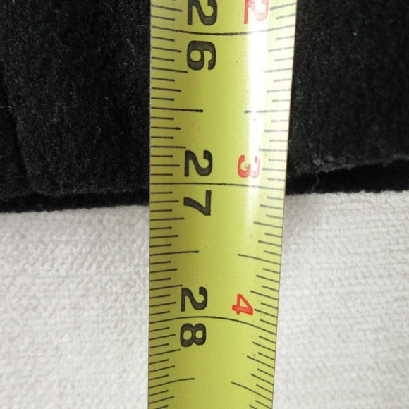 Herman Kay Double Breasted Wool Peacoat Size S Black Notched Collar - Picture 8 of 10